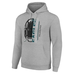 Philadelphia Eagles Starter Unisex Half Helmet Logo Pullover Hoodie