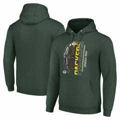 Green Bay Packers Starter Unisex Half Helmet Logo Pullover Hoodie