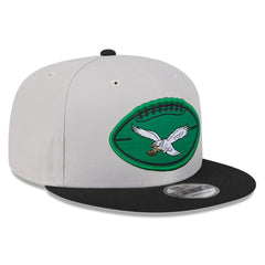 Philadelphia Eagles New Era 2024 Sideline Historic 9FIFTY Snapback Hat