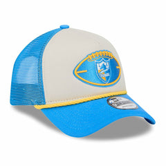Los Angeles Chargers New Era 2024 Sideline Historic 9FORTY A-Frame Trucker Adjustable Hat