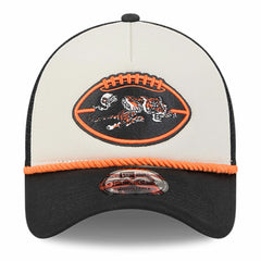 Cincinnati Bengals New Era 2024 Sideline Historic 9FORTY A-Frame Trucker Adjustable Hat