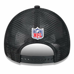 Jacksonville Jaguars New Era 2024 Sideline Historic 9FORTY A-Frame Trucker Adjustable Hat