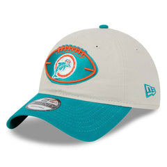 Miami Dolphins New Era 2024 Sideline Historic 9TWENTY Adjustable Hat