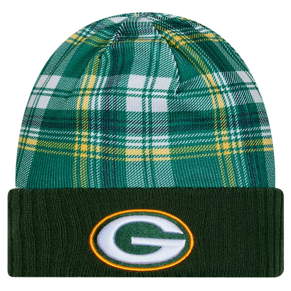 Green Bay Packers New Era Sideline Statement Cuffed Knit Hat