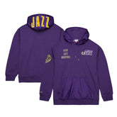 Utah Jazz Team OG 2.0 Vintage Logo Fleece Pullover Hoodie On Sale