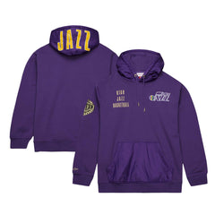 Utah Jazz Team OG 2.0 Vintage Logo Fleece Pullover Hoodie On Sale