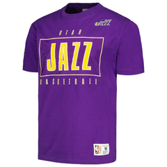 Utah Jazz Hardwood Classics Team OG 2.0 Premium Vintage Logo T-Shirt On Sale