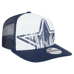 Dallas Cowboys New Era Youth Distressed 9FIFTY A-Frame Snapback Hat