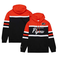 Philadelphia Flyers Mitchell & Ness Head Coach Pullover Hoodie Outlet