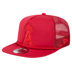 Los Angeles Angels New Era Tone Foam Meshback Golfer Snapback Hat | MLB US