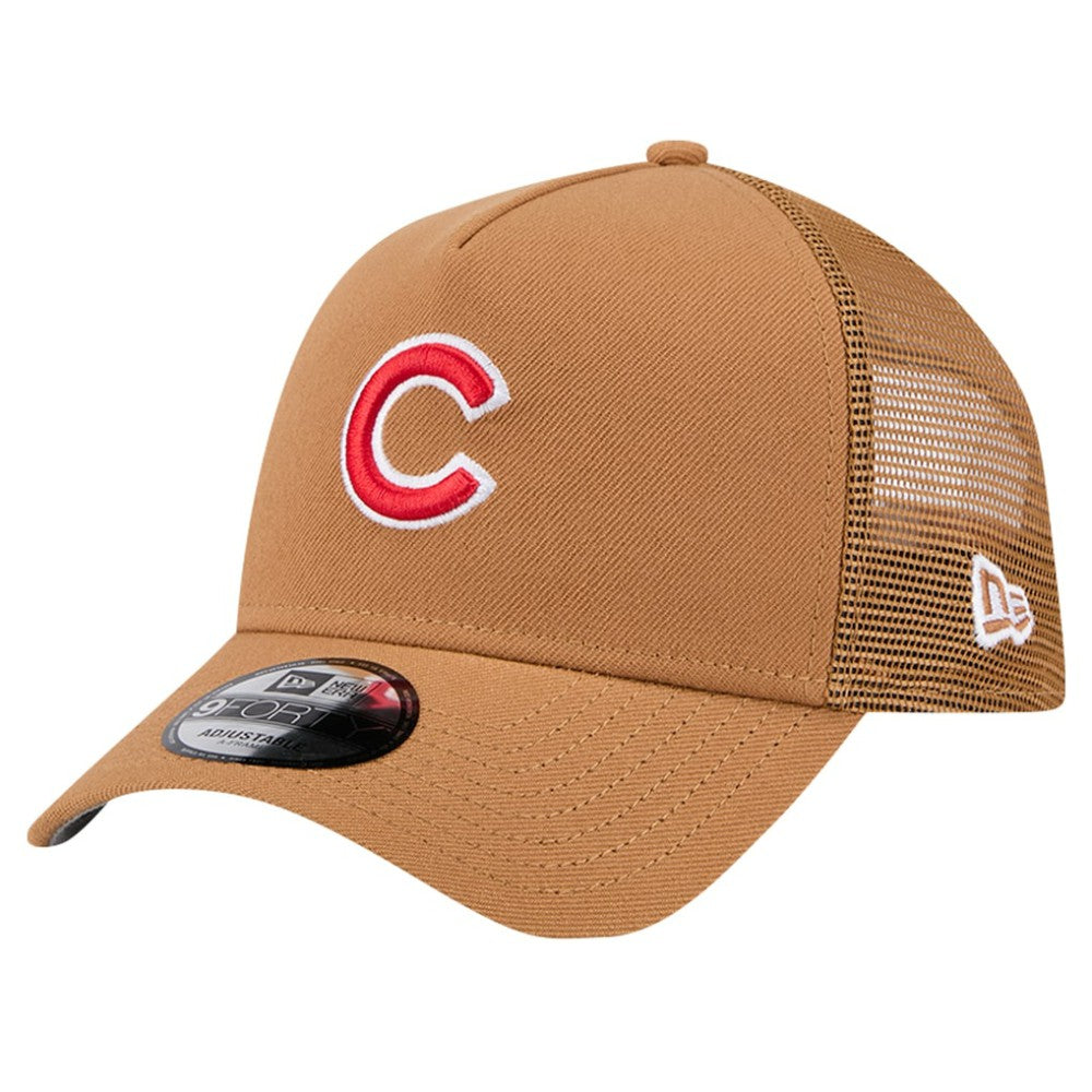 Chicago Cubs New Era A-Frame Trucker 9FORTY Adjustable Hat | MLB On Sale
