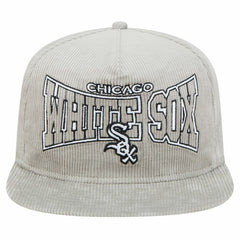 New Era Chicago White Sox Gray Corduroy Golfer Snapback Hat | MLB Discount