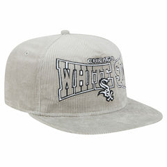 New Era Chicago White Sox Gray Corduroy Golfer Snapback Hat | MLB Discount