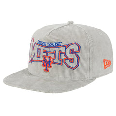 New Era New York Mets Gray Corduroy Golfer Snapback Hat | MLB Sale