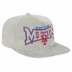 New Era New York Mets Gray Corduroy Golfer Snapback Hat | MLB Sale