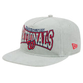 New Era Washington Nationals Gray Corduroy Golfer Snapback Hat | MLB Outlet