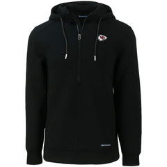 Kansas City Chiefs Cutter & Buck Primary Mark Roam Eco Recycled Half-Zip Pullover Hoodie