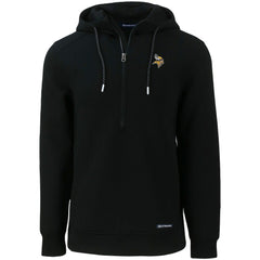 Minnesota Vikings Cutter & Buck Primary Mark Roam Eco Recycled Half-Zip Pullover Hoodie