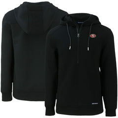 San Francisco 49ers Cutter & Buck Primary Mark Roam Eco Recycled Half-Zip Pullover Hoodie