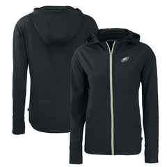 Philadelphia Eagles Cutter & Buck Women's Primary Mark Daybreak Eco Recycled Full-Zip Hoodie