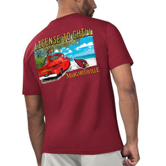 Arizona Cardinals Margaritaville Licensed to Chill T-Shirt