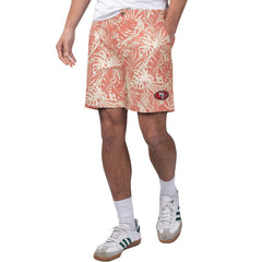 San Francisco 49ers Margaritaville Sandwashed Monstera Print Amphib Shorts