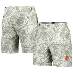 Cleveland Browns Margaritaville Sandwashed Monstera Print Amphib Shorts