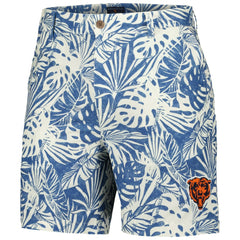 Chicago Bears Margaritaville Sandwashed Monstera Print Amphib Shorts