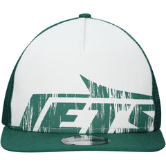 New York Jets New Era Distressed 9FIFTY A-Frame Snapback Hat