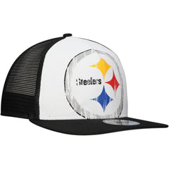 Pittsburgh Steelers New Era Distressed 9FIFTY A-Frame Snapback Hat