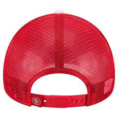 San Francisco 49ers New Era Sport Night Color Block 9FORTY A-Frame Trucker Adjustable Hat