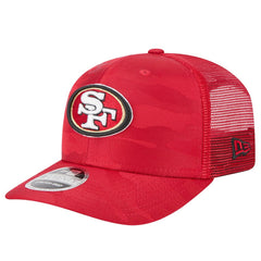San Francisco 49ers New Era Adventure Camo Trucker 9SEVENTY Stretch-Snap Adjustable Hat
