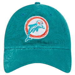 Miami Dolphins New Era Women's Throwback Flair 9TWENTY Adjustable Hat