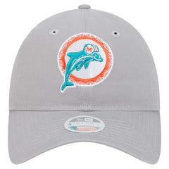 Miami Dolphins New Era Women's Throwback 9TWENTY Adjustable Hat