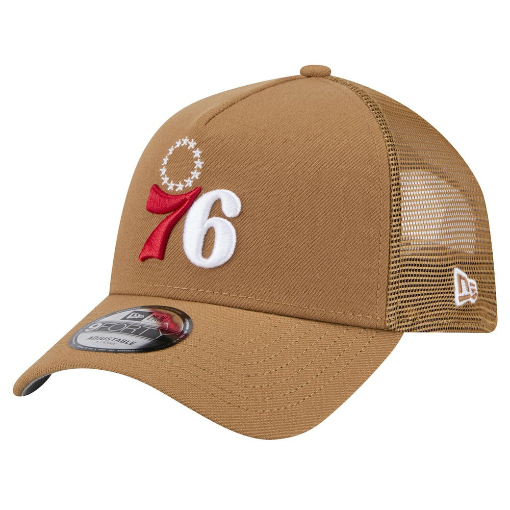 Philadelphia 76ers 9FORTY A-Frame Trucker Adjustable Hat Outlet