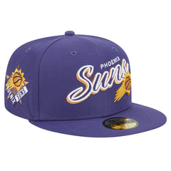 Phoenix Suns Sport Night Script Sided 59FIFTY Fitted Hat New