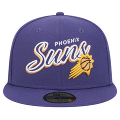 Phoenix Suns Sport Night Script Sided 59FIFTY Fitted Hat New