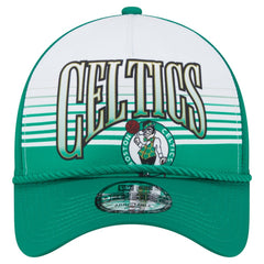 Boston Celtics Kelly Green Throwback Gradient A-Frame 9FORTY Adjustable Hat New