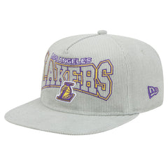 Los Angeles Lakers Throwback Corduroy Golfer Snapback Hat On Sale