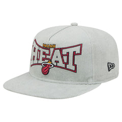 Miami Heat Throwback Corduroy Golfer Snapback Hat On Sale