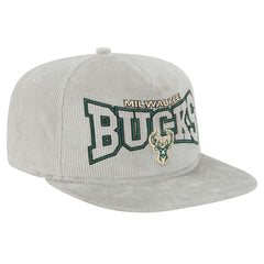 Milwaukee Bucks Throwback Corduroy Golfer Snapback Hat For Sale