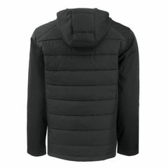 Detroit Lions Cutter & Buck Big & Tall Evoke Hybrid Eco Softshell Recycled Full-Zip Hooded Jacket