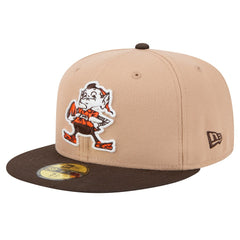 Cleveland Browns New Era Throwback Logo Main 59FIFTY Fitted Hat
