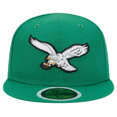 Philadelphia Eagles New Era Youth Main 59FIFTY Fitted Hat