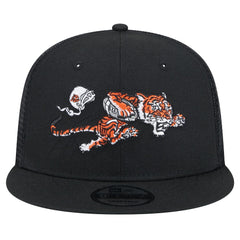 Cincinnati Bengals New Era Throwback Main Trucker 9FIFTY Snapback Hat