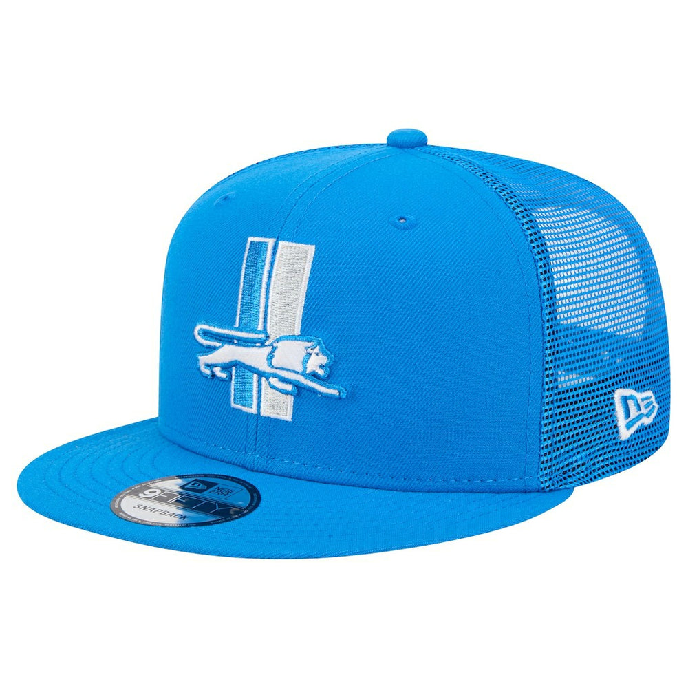 Detroit Lions New Era Throwback Main Trucker 9FIFTY Snapback Hat