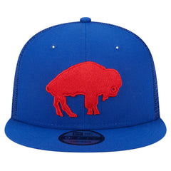 Buffalo Bills New Era Throwback Main Trucker 9FIFTY Snapback Hat