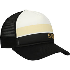 New Orleans Saints New Era Youth Sport Night Color Block 9FORTY A-Frame Trucker Adjustable Hat
