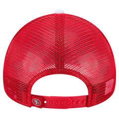 San Francisco 49ers New Era Youth Sport Night Color Block 9FORTY A-Frame Trucker Adjustable Hat