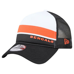 Cincinnati Bengals New Era Preschool Sport Night Color Block 9FORTY A-Frame Trucker Adjustable Hat